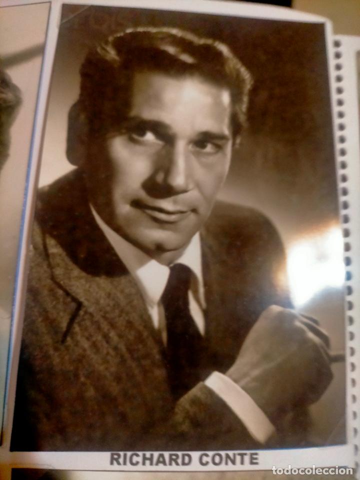 Kino: Cine actor o actriz FOTOGRAFIA o foto fotocromo fotografico blanco y negro leer , RICHARD CONTE