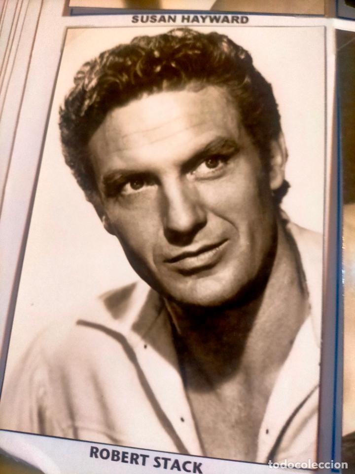 Kino: Cine actor o actriz FOTOGRAFIA o foto fotocromo fotografico blanco y negro leer , ROBERT STACK