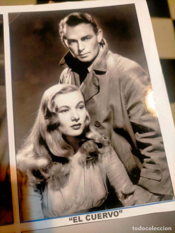 Kino: Cine actor o actriz FOTOGRAFIA o foto fotocromo fotografico blanco y negro leer , EL CUERVO