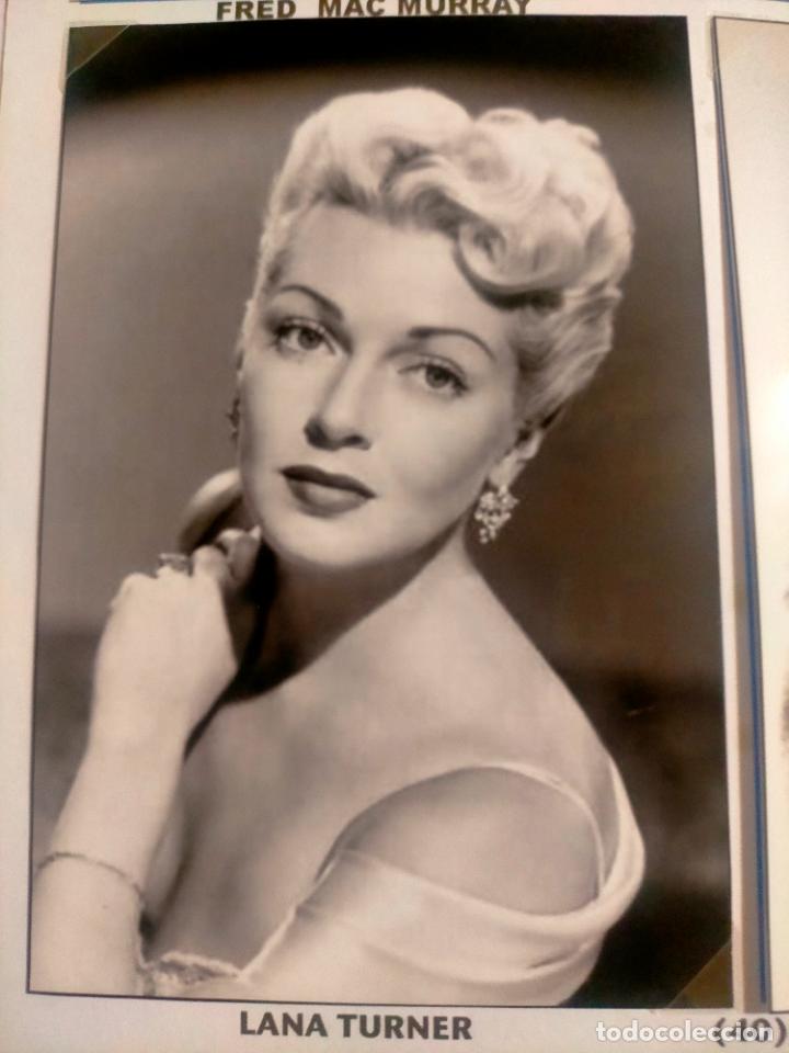 Cin&eacute;ma: Cine actor o actriz FOTOGRAFIA o foto fotocromo fotografico blanco y negro leer , LANA TURNER