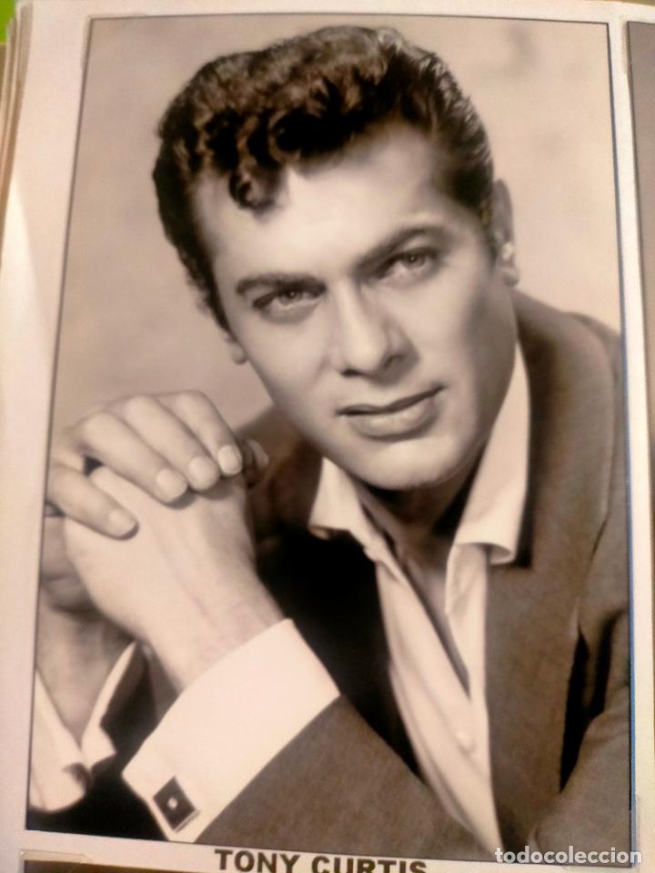 Cin&eacute;ma: Cine actor o actriz FOTOGRAFIA o foto fotocromo fotografico blanco y negro leer , TONY CURTIS