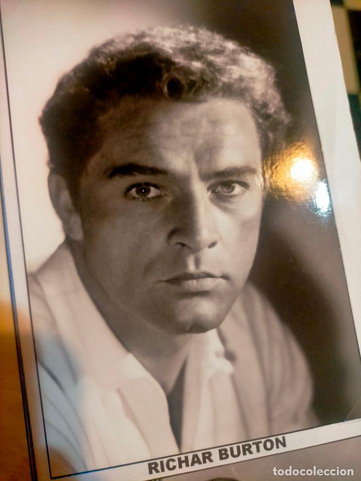 Cin&eacute;ma: Cine actor o actriz FOTOGRAFIA o foto fotocromo fotografico blanco y negro leer , RICHAR BURTON