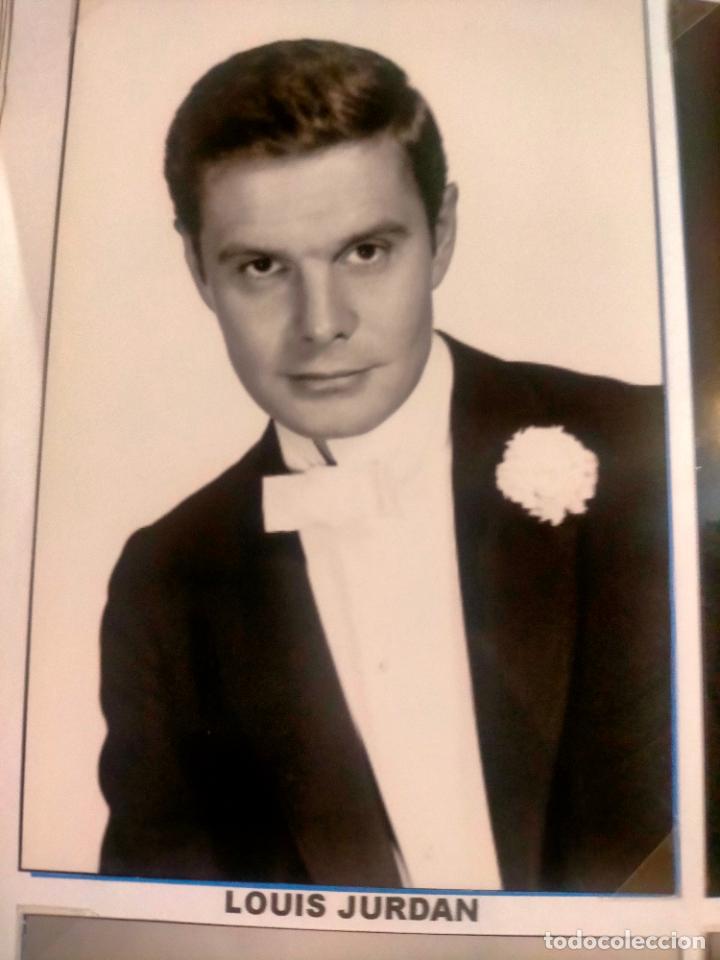 Cin&eacute;ma: Cine actor o actriz FOTOGRAFIA o foto fotocromo fotografico blanco y negro leer , LOUIS JURDAN