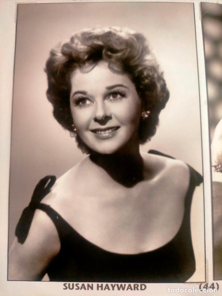 Cin&eacute;ma: Cine actor o actriz FOTOGRAFIA o foto fotocromo fotografico blanco y negro leer , SUSAN HAYWARD