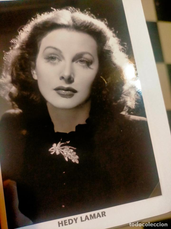 Cin&eacute;ma: Cine actor o actriz FOTOGRAFIA o foto fotocromo fotografico blanco y negro leer , HEDY LAMAR