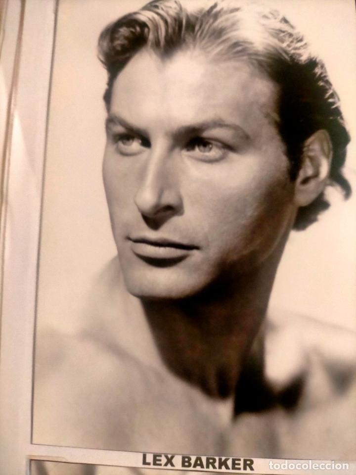 Kino: Cine actor o actriz FOTOGRAFIA o foto fotocromo fotografico blanco y negro leer , LEX BARKER