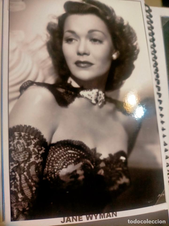 Kino: Cine actor o actriz FOTOGRAFIA o foto fotocromo fotografico blanco y negro leer , JANE WYMAN