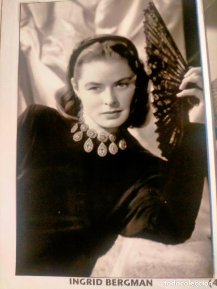 Kino: Cine actor o actriz FOTOGRAFIA o foto fotocromo fotografico blanco y negro leer , INGRID BERGMAN