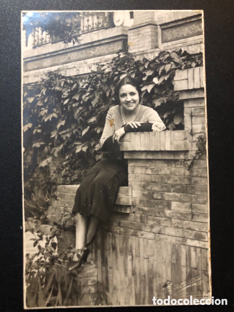 Cine: Foto original de la actriz de teatro Carmen D&iacute;az fotograf&iacute;a J Barrera Sevilla