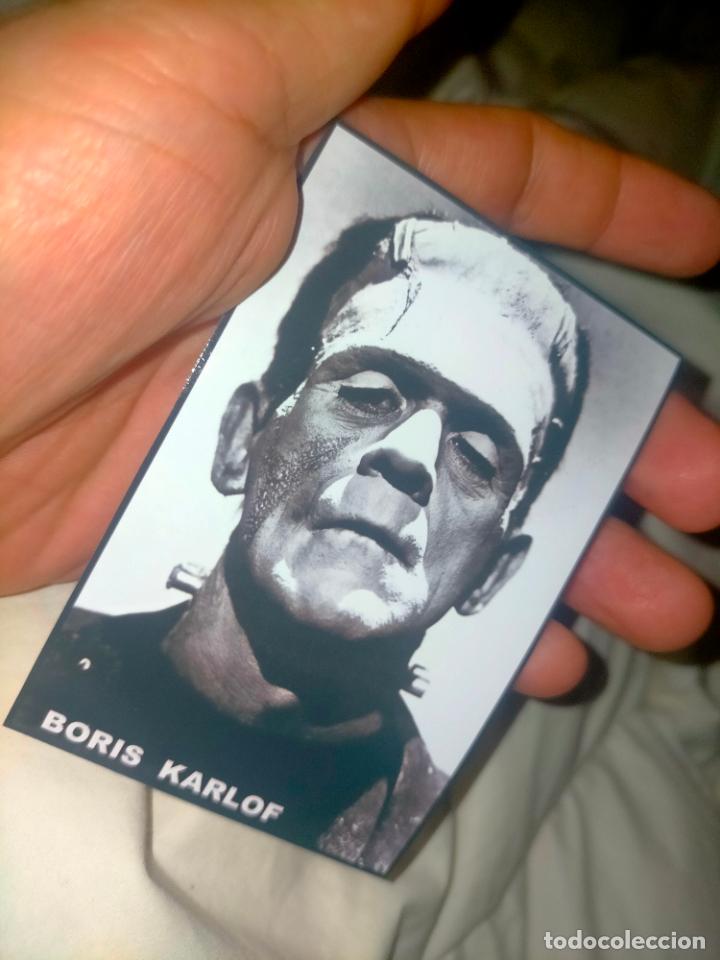 Cin&eacute;ma: Cine actor o actriz fotografia o foto fotocromo fotografico blanco y negro leer , BORIS KARLOF