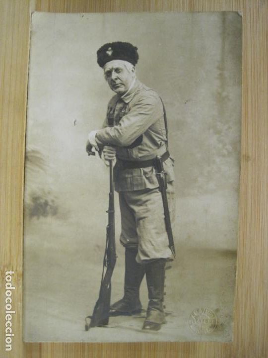 Kino: ACTOR DISFRAZADO-FOTOGRAFICA SELLO EN SECO AMADEO-POSTAL ANTIGUA-(99.028)