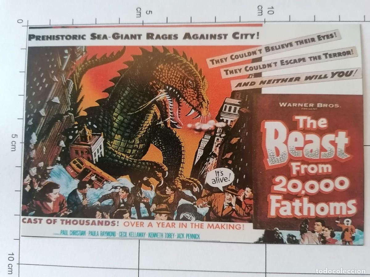 Kino: FICHA REVISTA INTERFILMS THE BEAST FROM 20.000 FATHOMS EL MONSTRUO DE TIEMPOS REMOTOS 1953