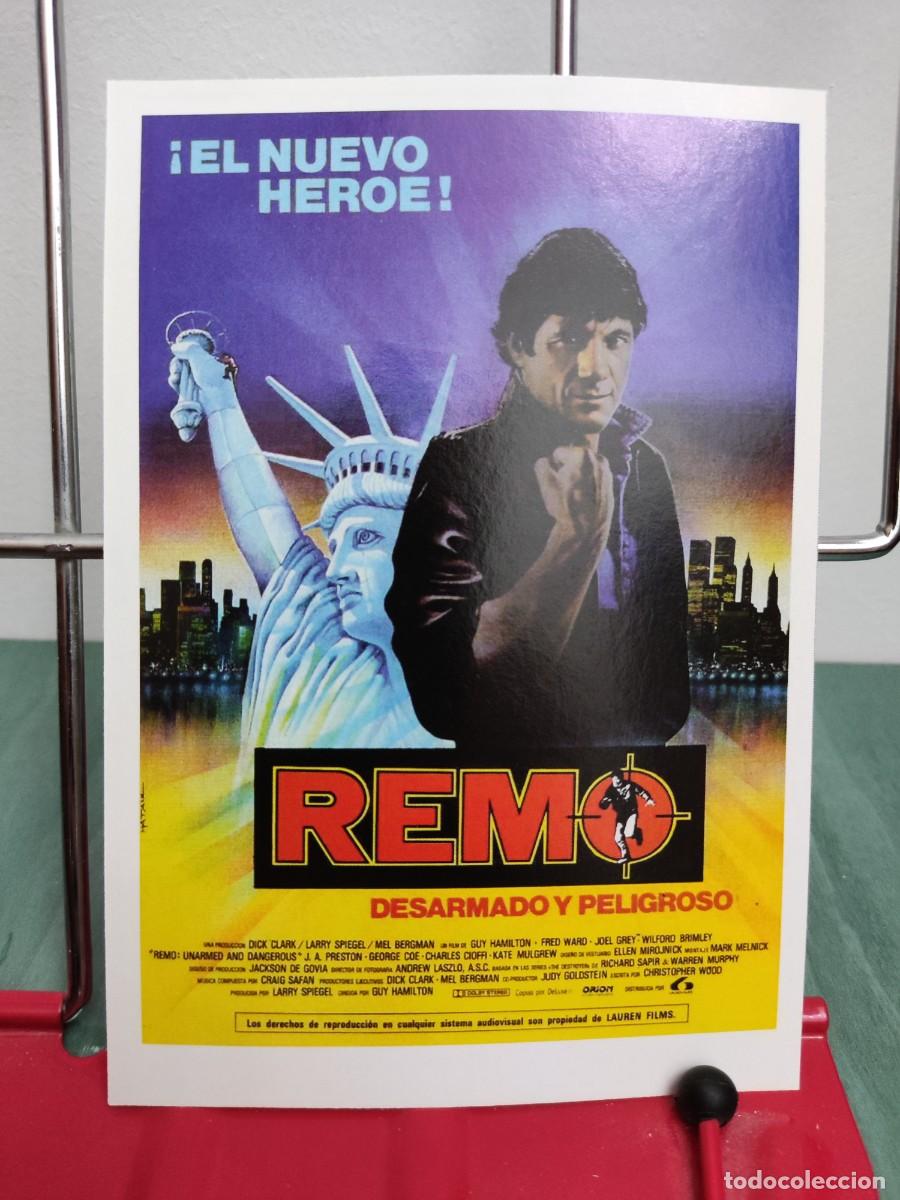 Cinema: Remo Desarmado y peligroso . Ficha revista Accion cine