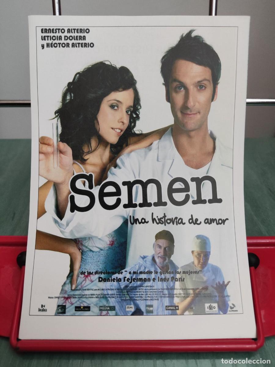 Cinema: Semen, una historia de amor . Ficha revista Accion cine