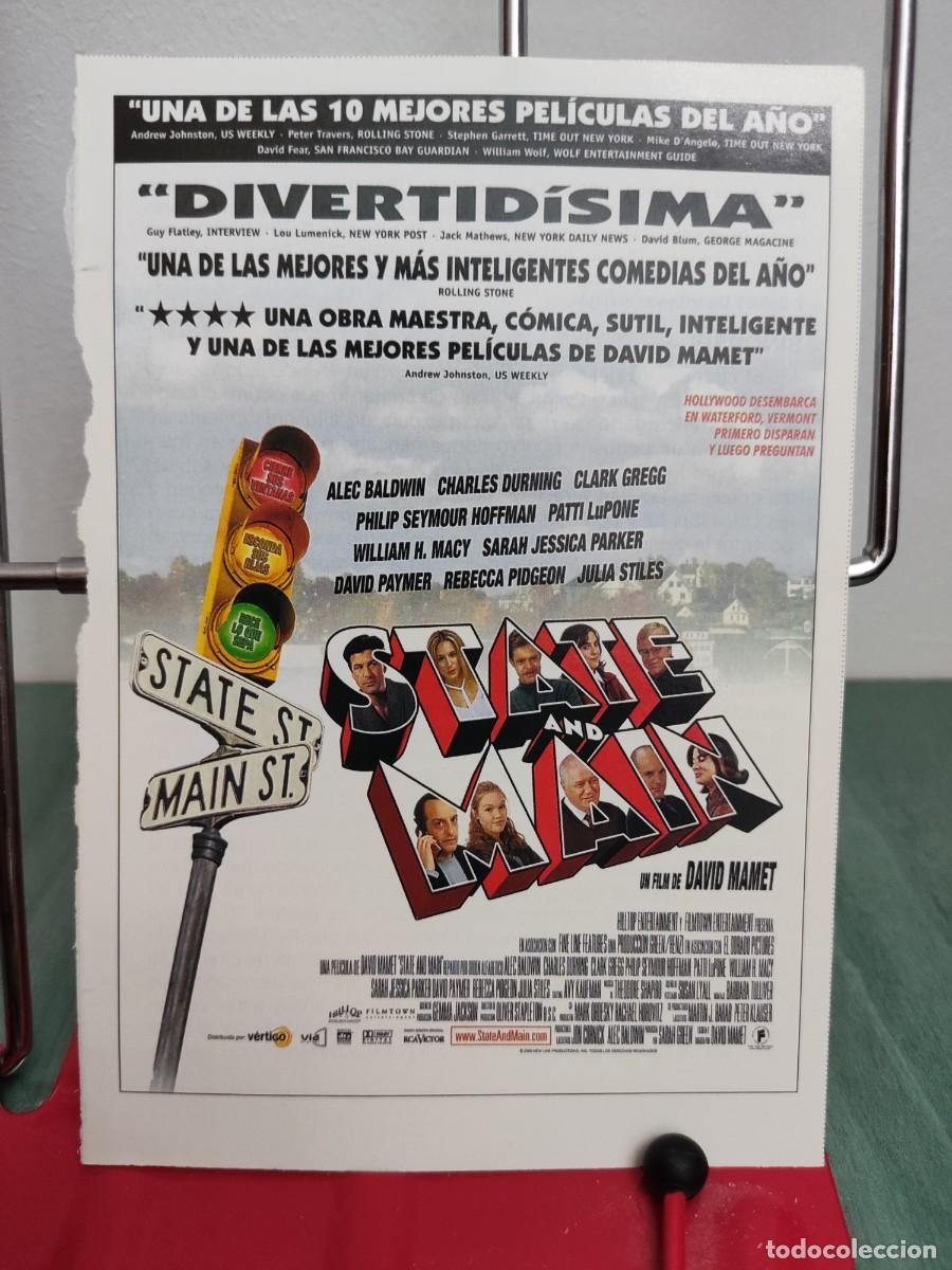 Cinema: State and main . Ficha revista Accion cine