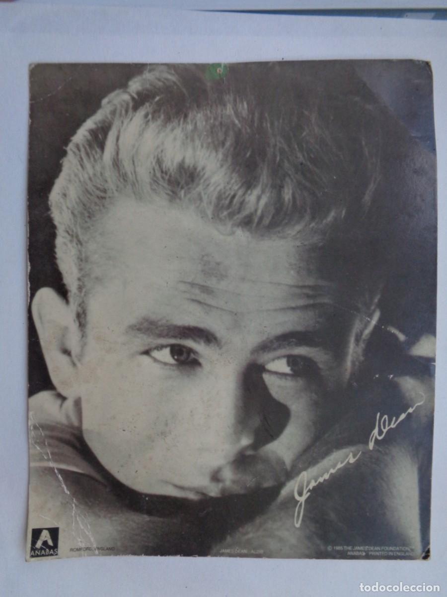 Cine: GRAN POSTAL DEL ACTOS JAMES DEAN . DE ANABAS, 1985 .... 20 X 25 CM