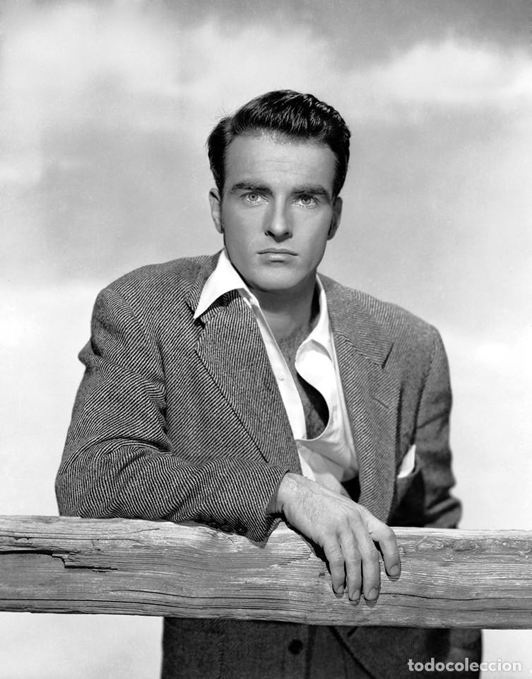 Cinema: MONTGOMERY CLIFT FOTO NEGATIVO INMEJORABLE CALIDAD MEDIDAS 20X30 APROXIMADAMENTE