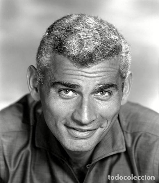 Cine: JEFF CHANDLER FOTO NEGATIVO INMEJORABLE CALIDAD MEDIDAS 20X30 APROXIMADAMENTE