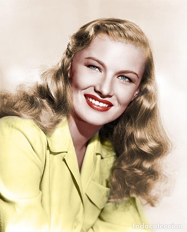 Cine: VERONICA LAKE FOTO (INMEJORABLE CALIDAD) MEDIDAS 20X30 APROXIMADAMENTE