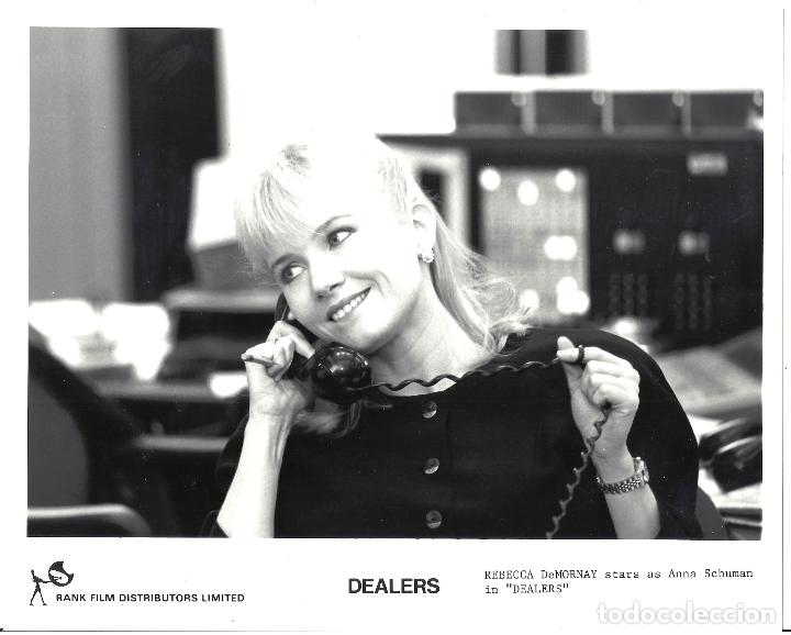 Kino: F33844 REBECCA DeMORNAY DEALERS CLAN DE AMBICIOSOS FOTO ORIGINAL B/N AMERICANA