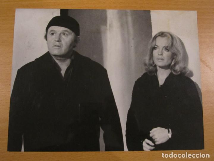 Cine: Romy Schneider - foto original b/n - Inocentes con manos sucias - Claude Chabrol Rod Steiger