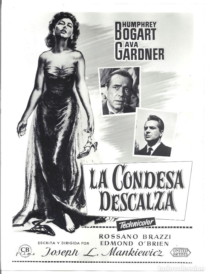 Cine: F33933 LA CONDESA DESCALZA AVA GARDNER BOGART FOTO B/N ORIGINAL ESPA&Ntilde;OLA