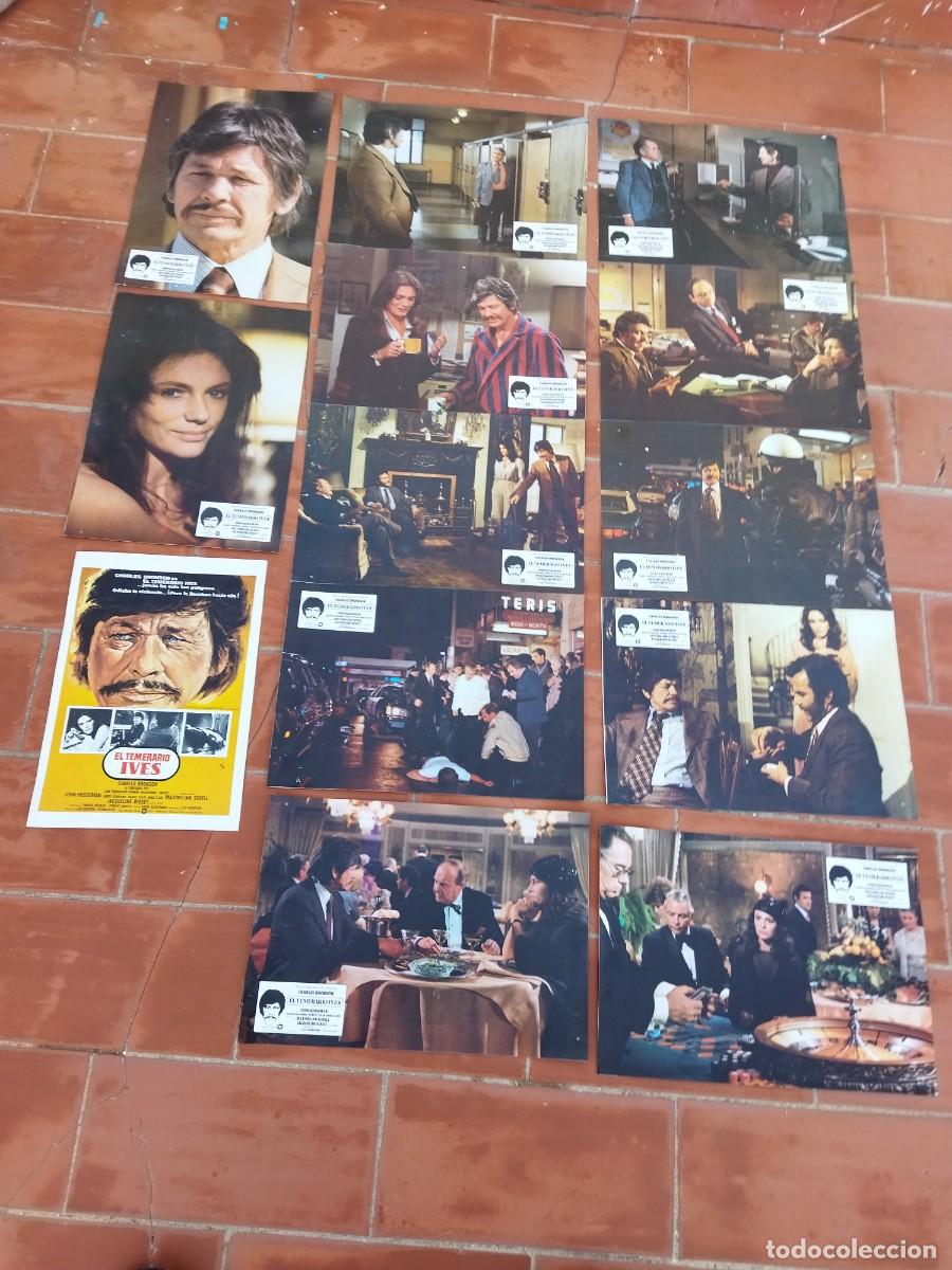 Cinema: fotocromos 12 de cine movie set completo +GUIA ver fotos EL TEMERARIO IVES charles bronson