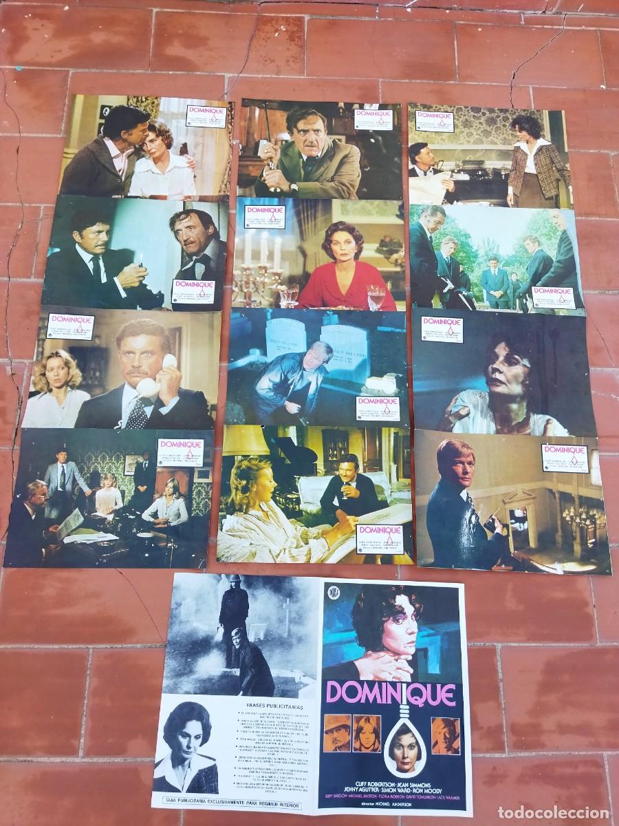 Cinema: fotocromos 12 de cine movie set +GUIA DOBLE completo ver fotos DOMINIQUE cliff robertson