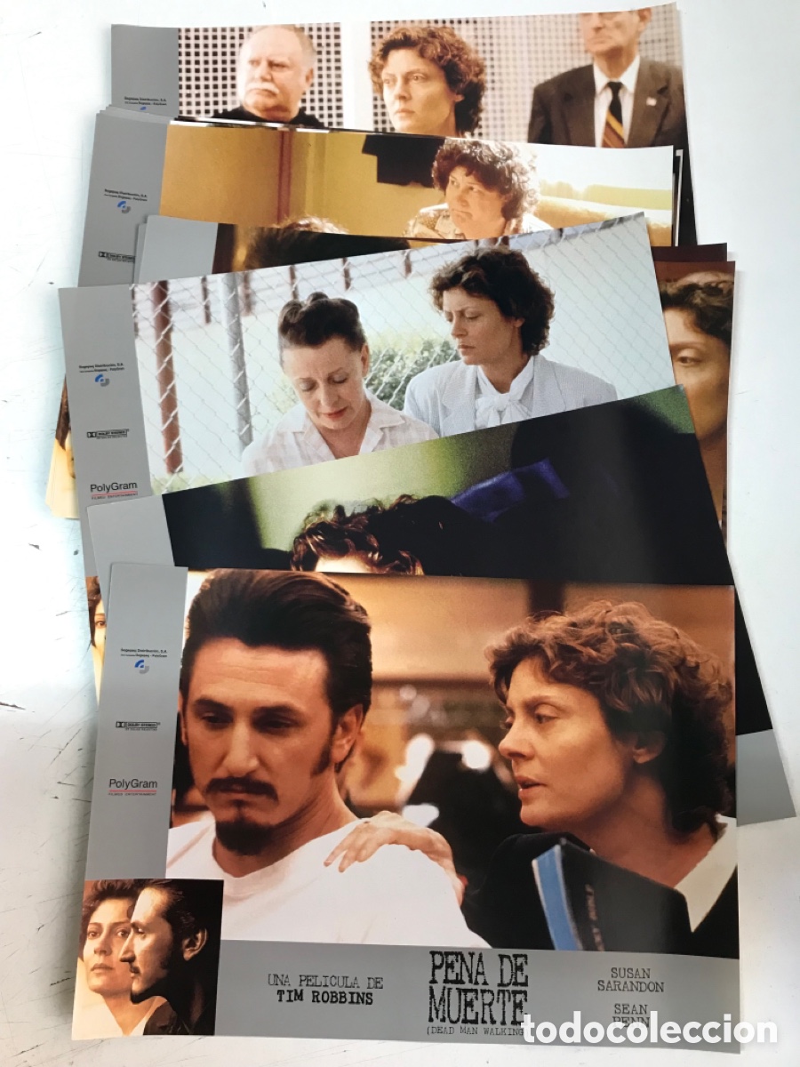 Cine: PENA DE MUERTE - SEAN PENN, SUSAN SARANDON - SET COMPLETO 10 FOTOCROMOS
