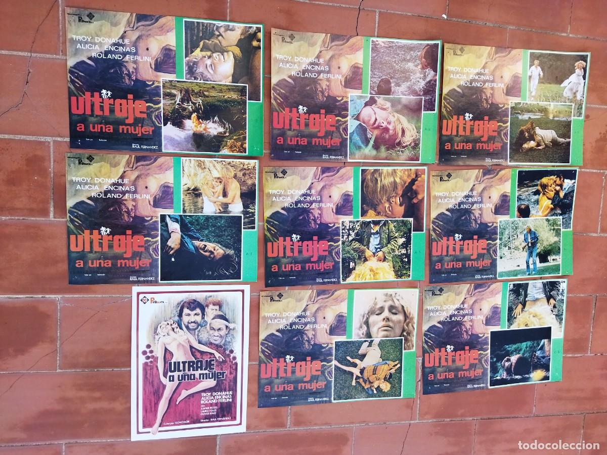 Cinema: fotocromos 8 de cine movie set completo+GUIA ver fotos ULTRAJE A UNA MUJER troy donahue