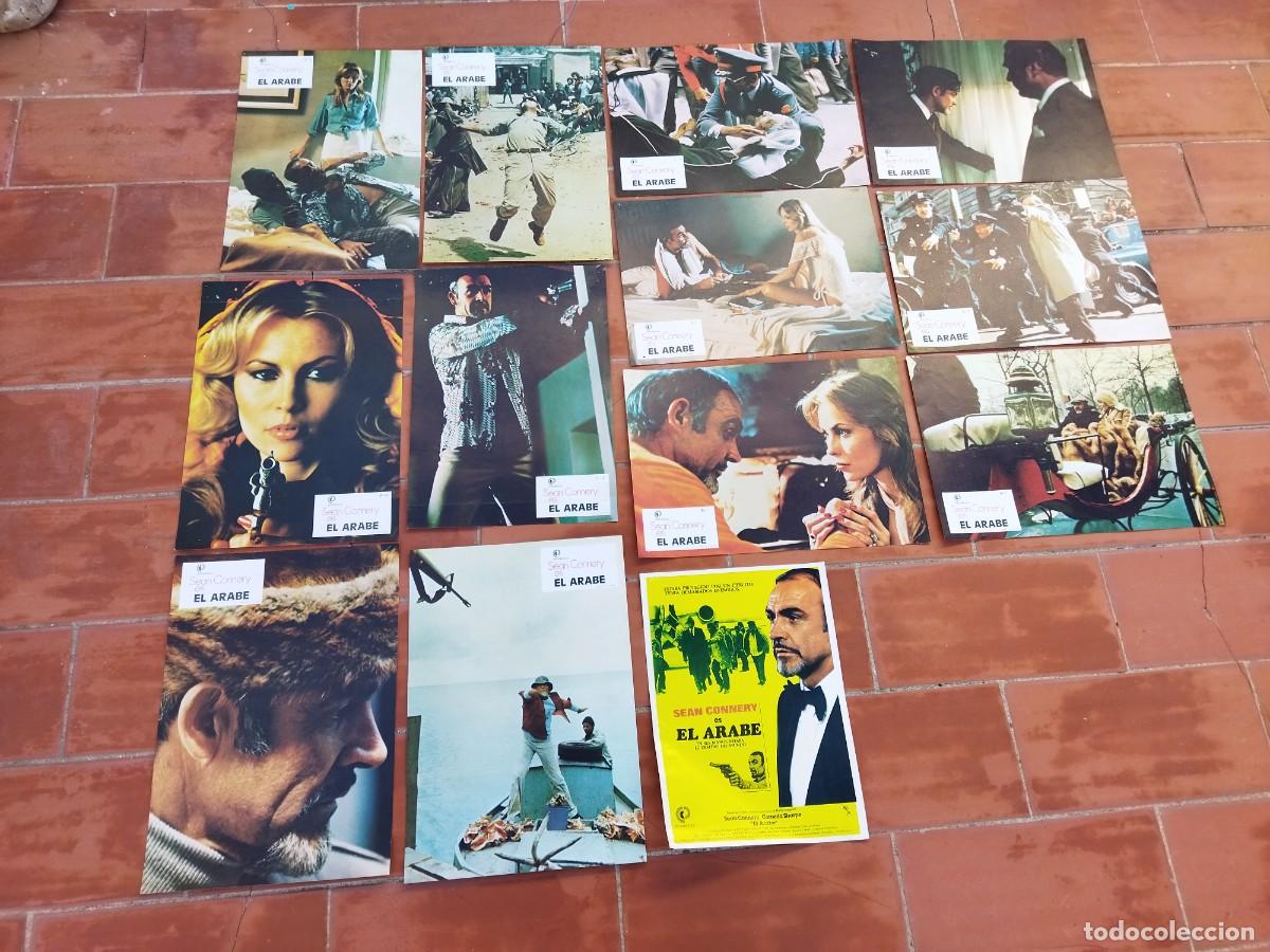 Cinema: fotocromos 12 de cine movie set completo+GUIA ver fotos EL ARABE sean connery