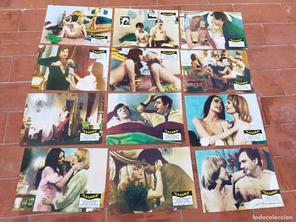 Cinema: fotocromos 12 de cine movie set completo ver fotos LA CAMA alice sapritch jacques lem