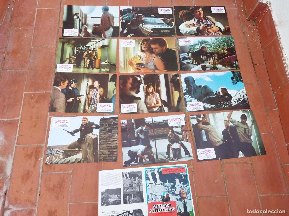 Cinema: fotocromos 12 de cine movie set completo+ GUIA DOBLE ver fotos ATENTADO ANTINUCLEAR jens okking