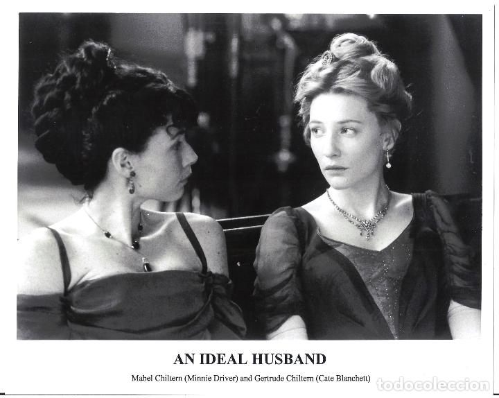 Cinema: F33972 MINNIE DRIVER CATE BLANCHETT UN MARIDO IDEAL FOTO B/N ORIGINAL AMERICANA