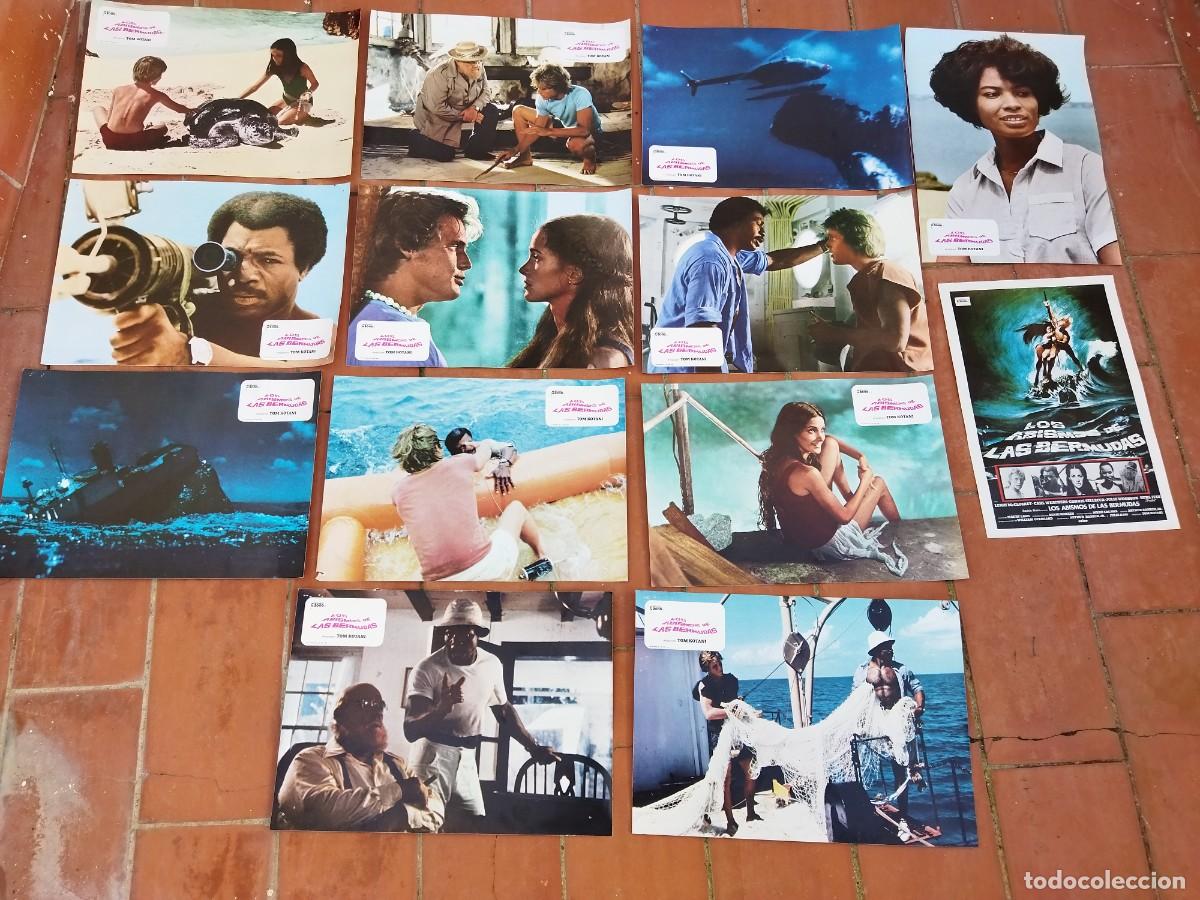 Cinema: fotocromos 12 de cine movie set completo+GUIA ver fotos LOS ABISMOS DE LAS BERMUDAS tom kotani