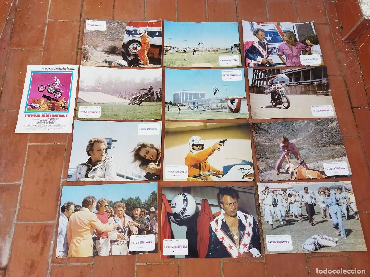 Cinema: fotocromos 12 de cine movie set completo+GUIA ver fotos VIVA KNIEVEL evel knievel gene kelly