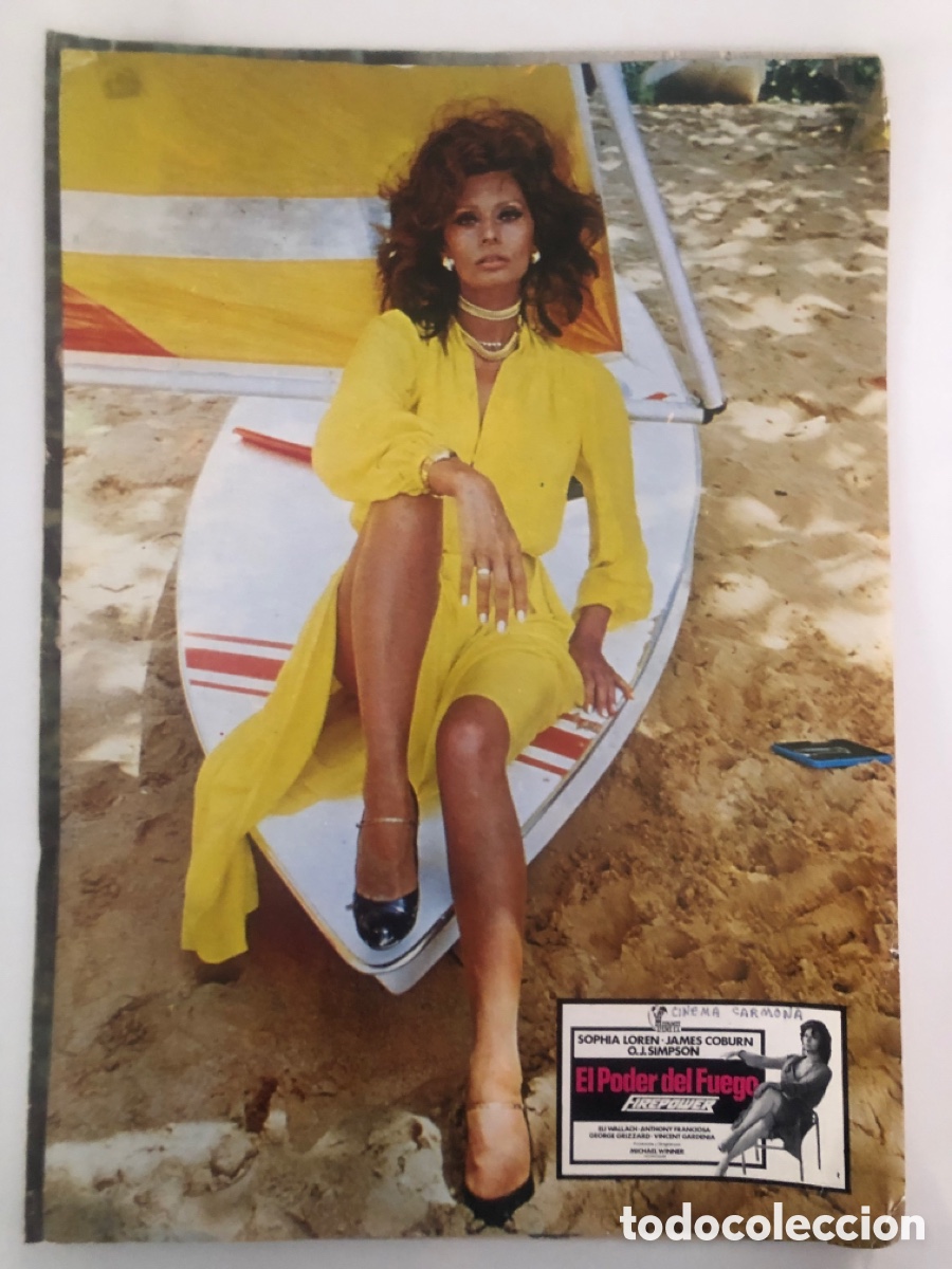Cine: Fotocromo el poder del fuego sofia loren
