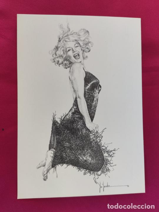 Cine: TARJETA POSTAL MARILYN MONROE. PEPE GONZ&Aacute;LEZ.