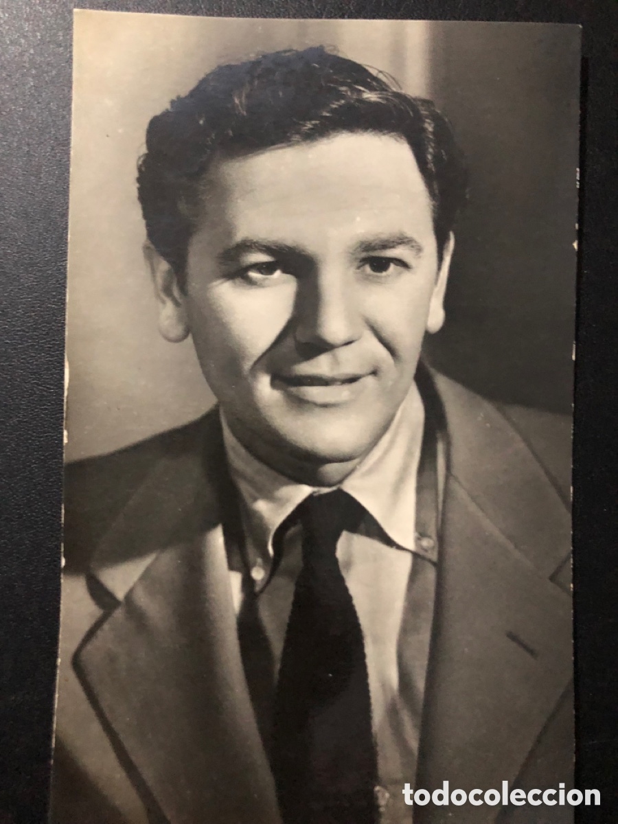 Cine: Antigua tarjeta postal de john Garfield