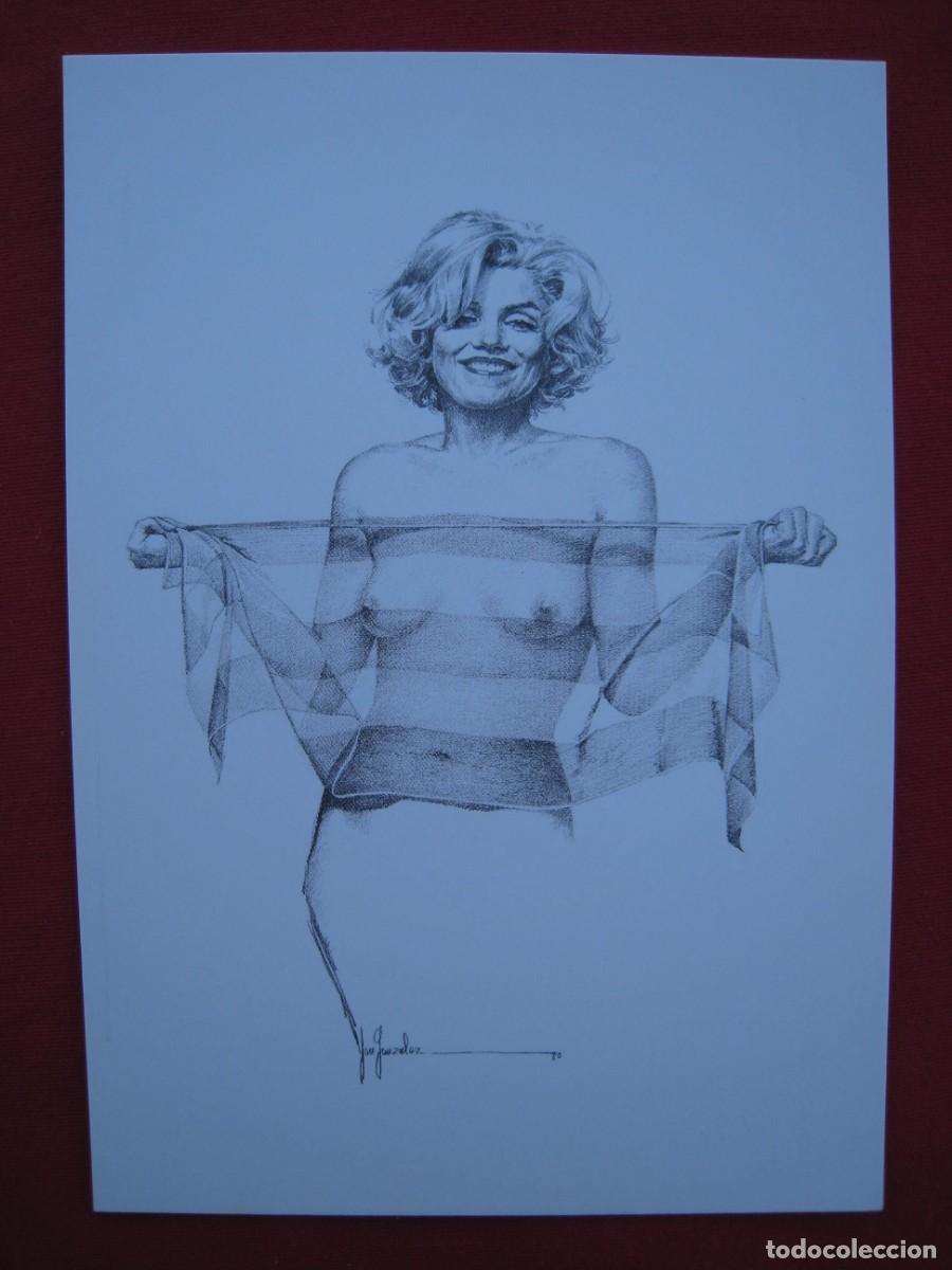 Cine: POSTAL - N&ordm; 25 - MARILYN MONROE - PEPE GONZALEZ - NORMA EDITORIAL.