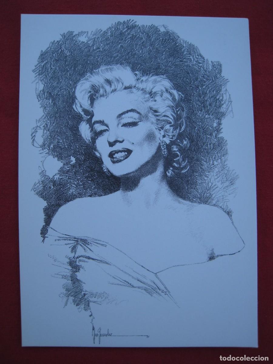 Cine: POSTAL - N&ordm; 26 - MARILYN MONROE - PEPE GONZALEZ - NORMA EDITORIAL.