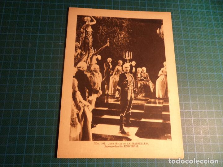 Cinema: Estampas del cinema. N&deg;102. La Marsellesa. Superproduccion Universal. (Cl-1)