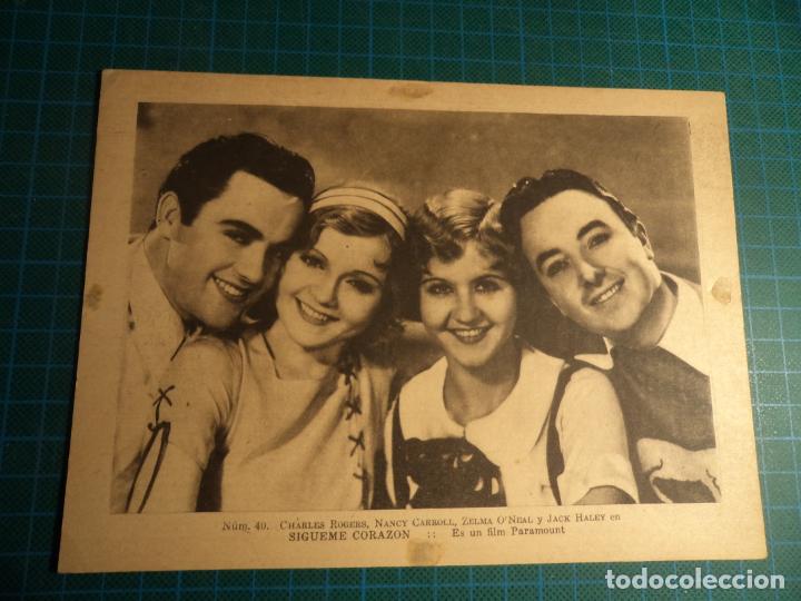 Cinema: Estampas del cinema. N&deg;40. Sigueme corazon. Paramount Film. (Cl-1)