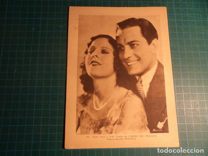 Cinema: Estampas del cinema. N&deg;106. Camino del infierno. Fox-Film. (Cl-1)