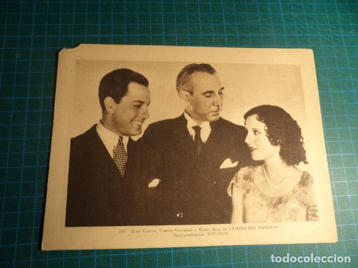 Cinema: Estampas del cinema. N&deg;112. Camino del infierno. Fox-Film. (Cl-1)