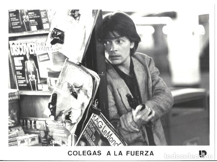 Cin&eacute;ma: F34150 MICHAEL J FOX COLEGAS A LA FUERZA FOTO B/N ORIGINAL ESPA&Ntilde;OLA
