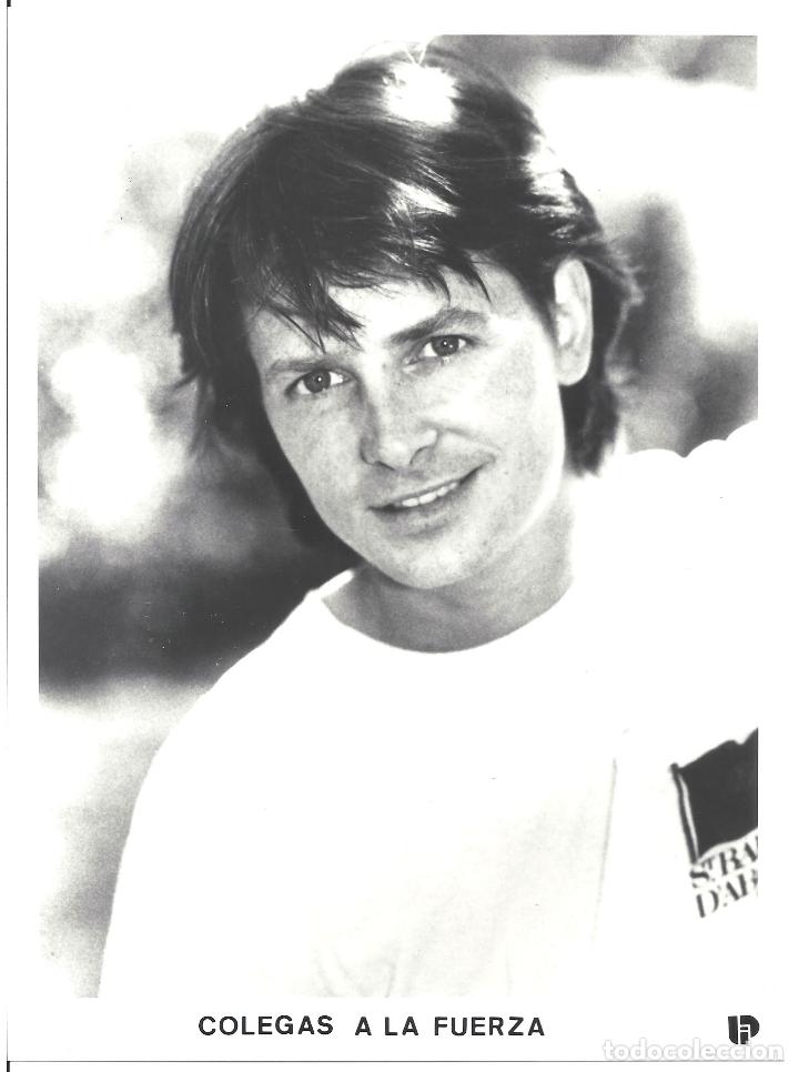 Cin&eacute;ma: F34151 MICHAEL J FOX COLEGAS A LA FUERZA FOTO B/N ORIGINAL ESPA&Ntilde;OLA