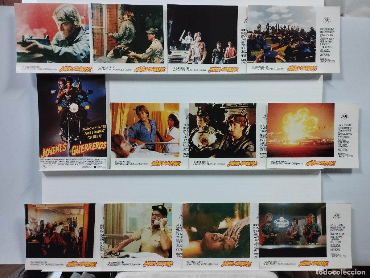 Kino: J&oacute;venes guerreros. Ernest Borgnine, Richard Roundtree, Lynda Day George 12 FOTOCROMOS