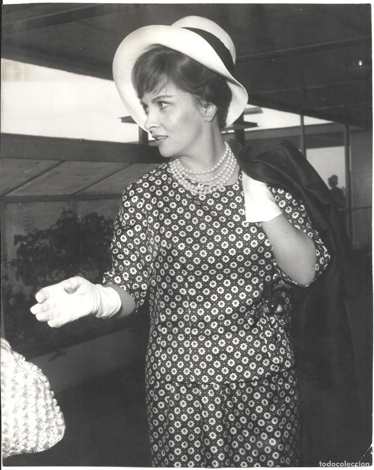 Kino: F35395 GINA LOLLOBRIGIDA FOTO B/N ORIGINAL PRENSA UK