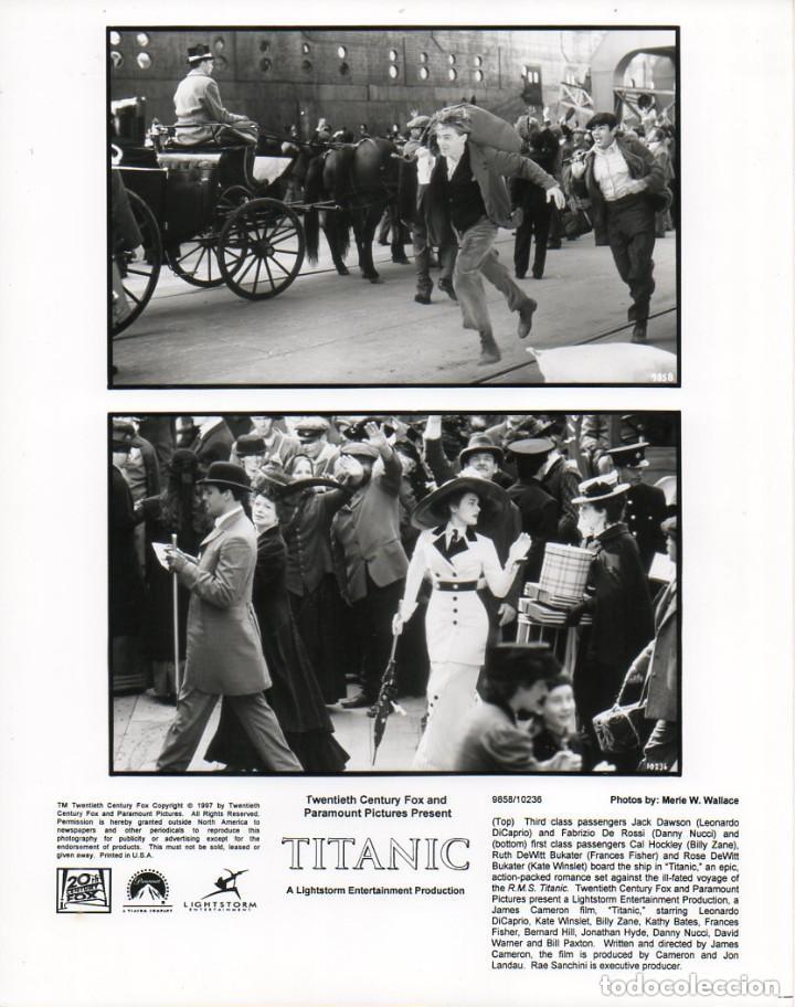 Cine: Fotograf&iacute;a Original Leonardo Di Caprio Frances Fisher Kate Winslet Billy Zane Titanic